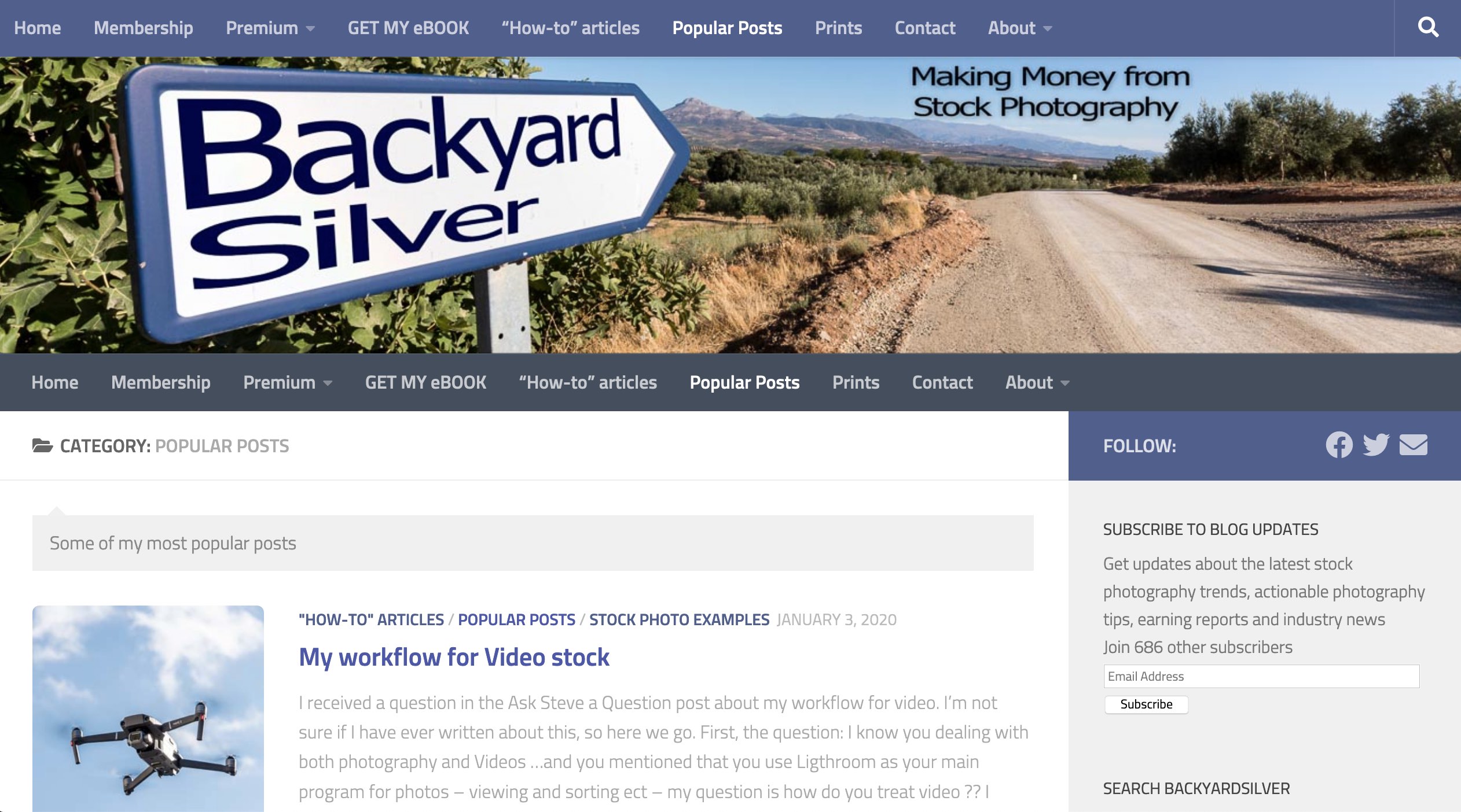 Backyard Silver website