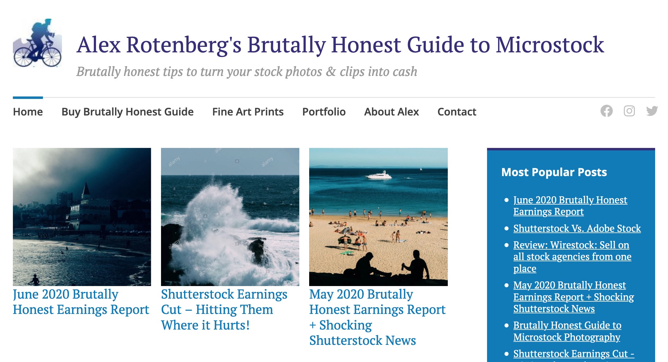 Brutally honest microstock website