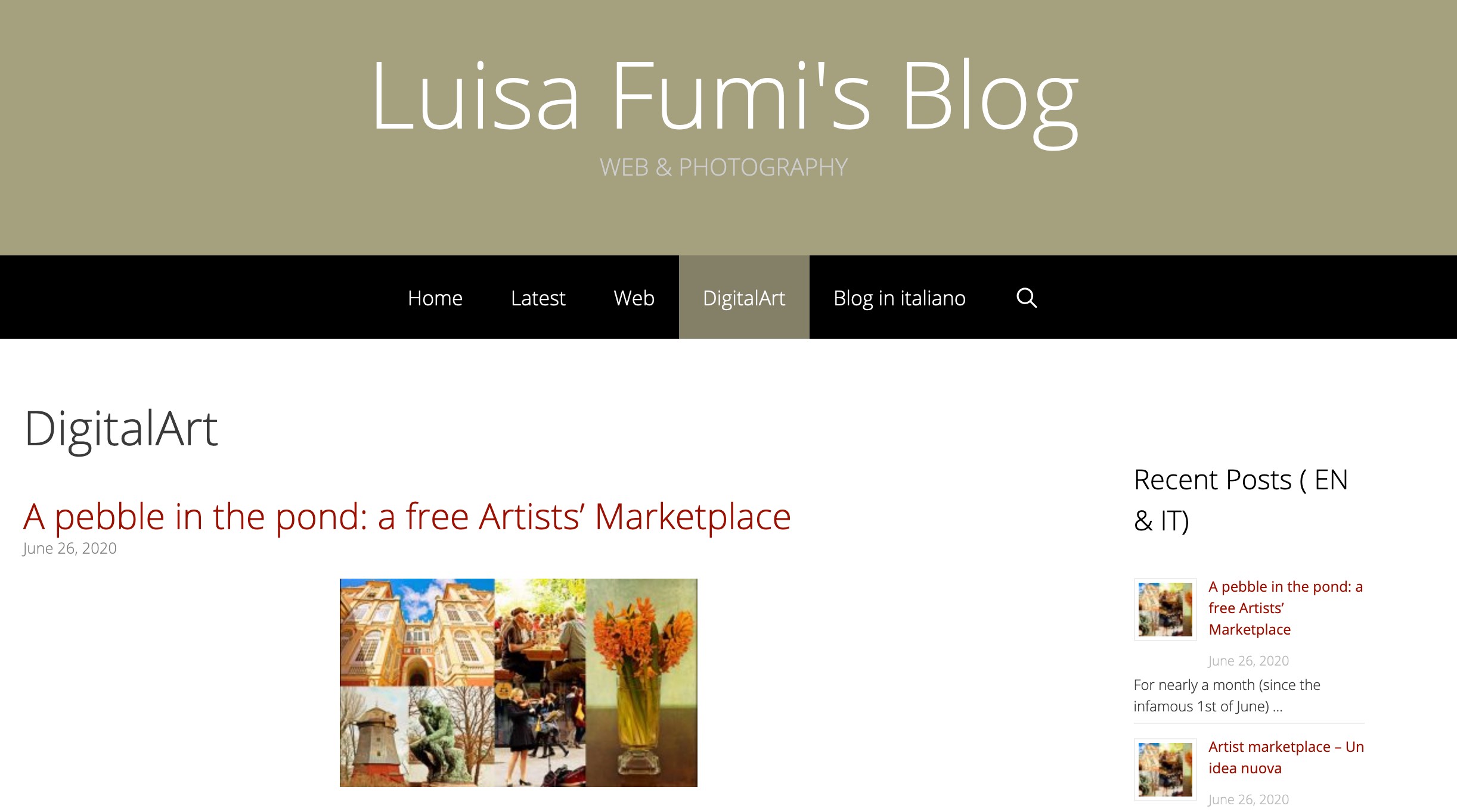 Luisa Fumi’s website