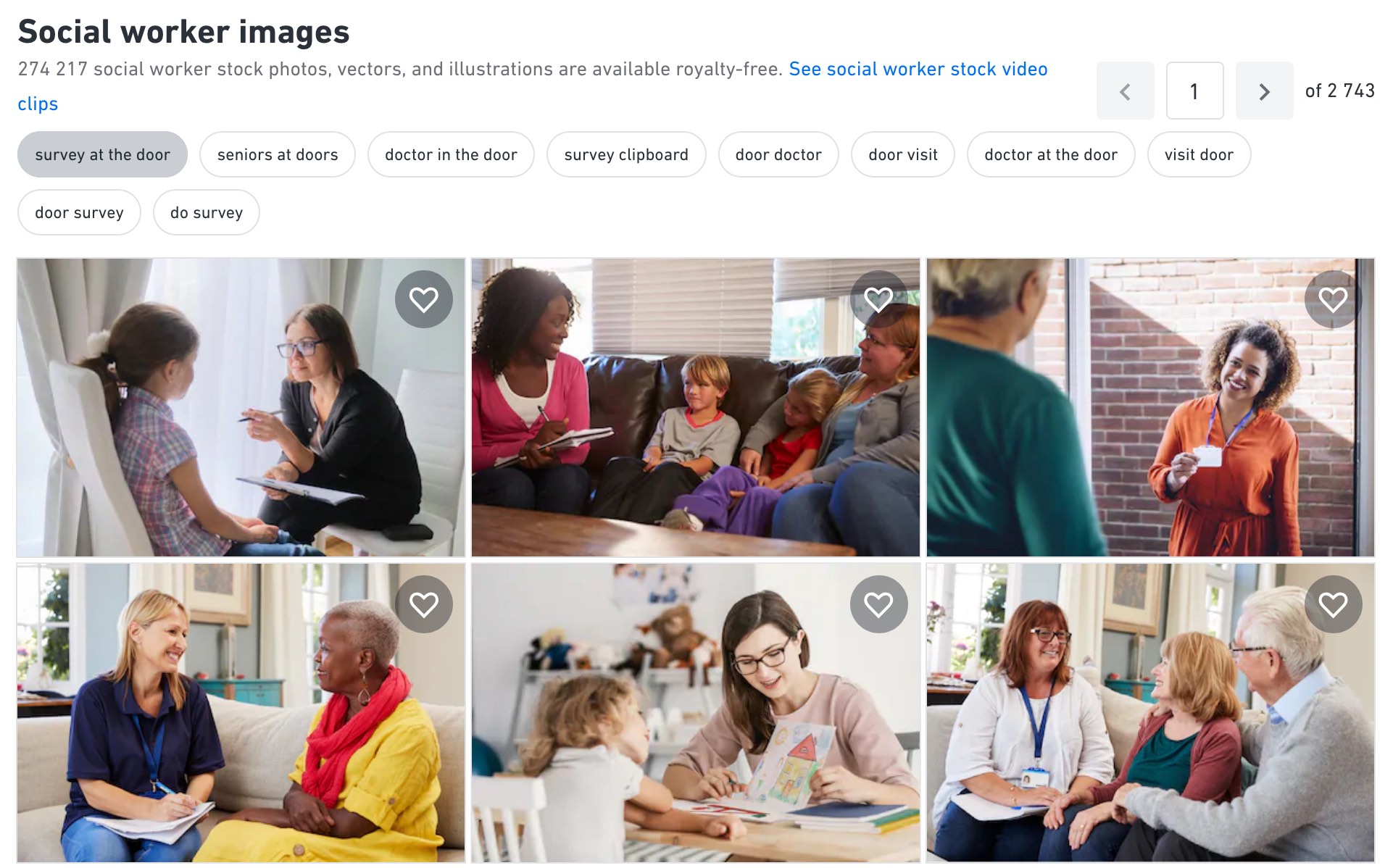 Shutterstock first page