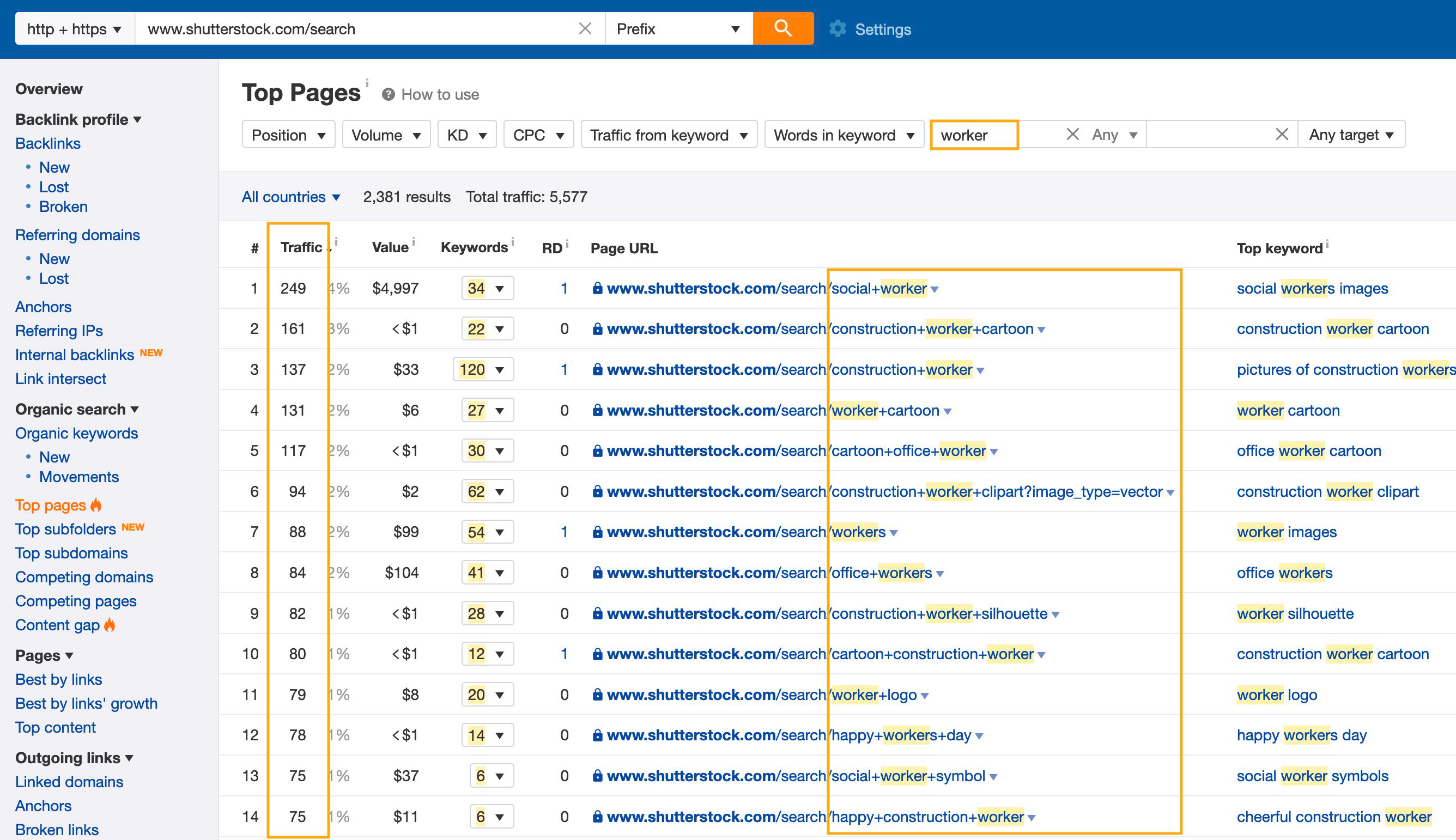 Shutterstock suggestions