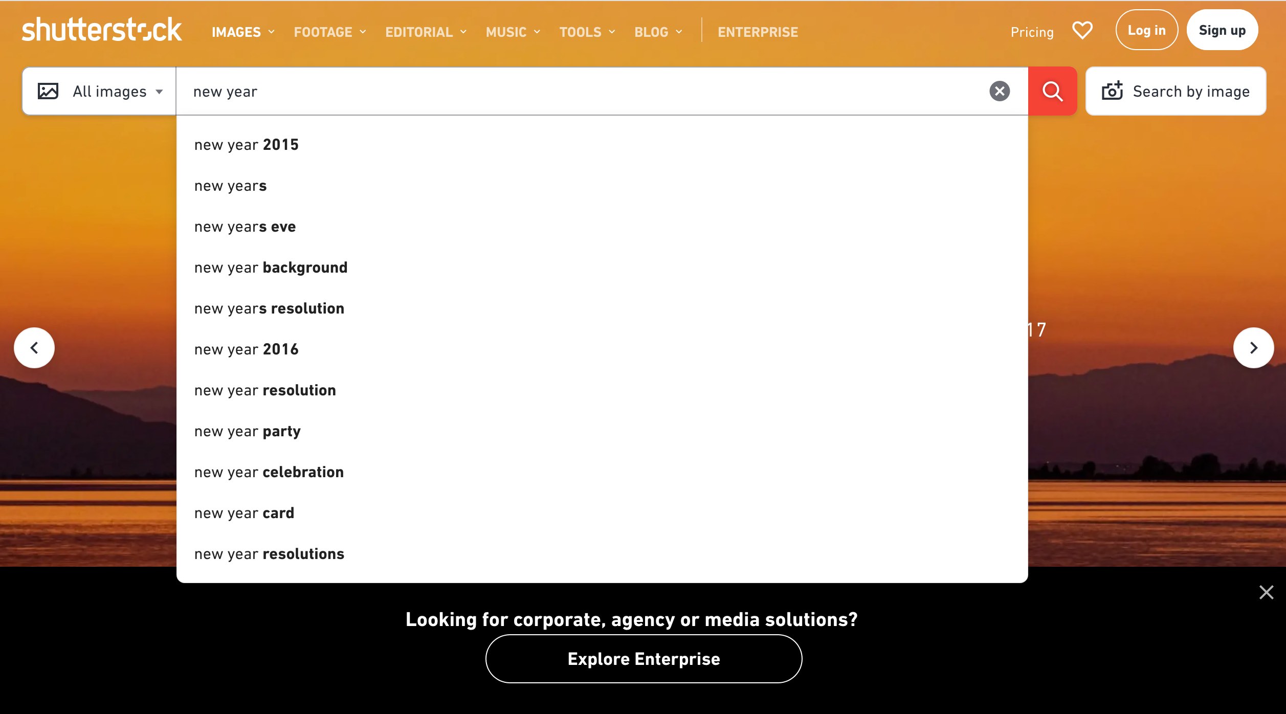 Shutterstock suggestions