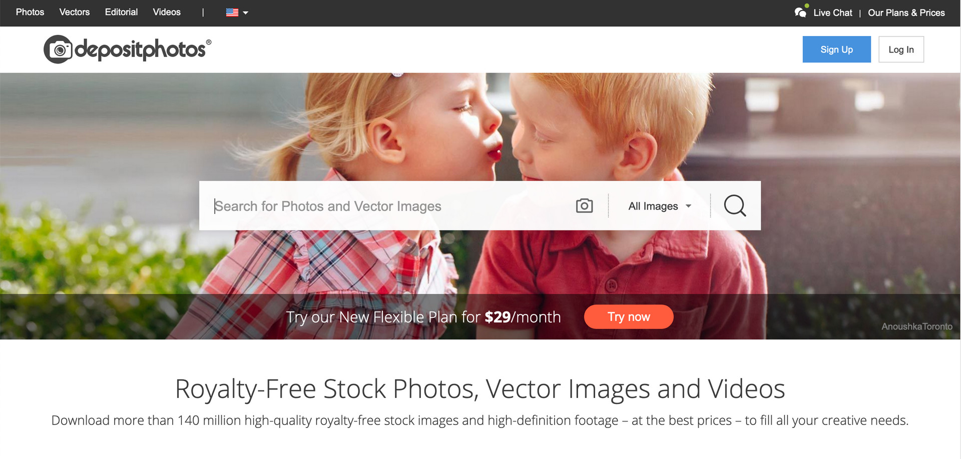 Depositphotos website