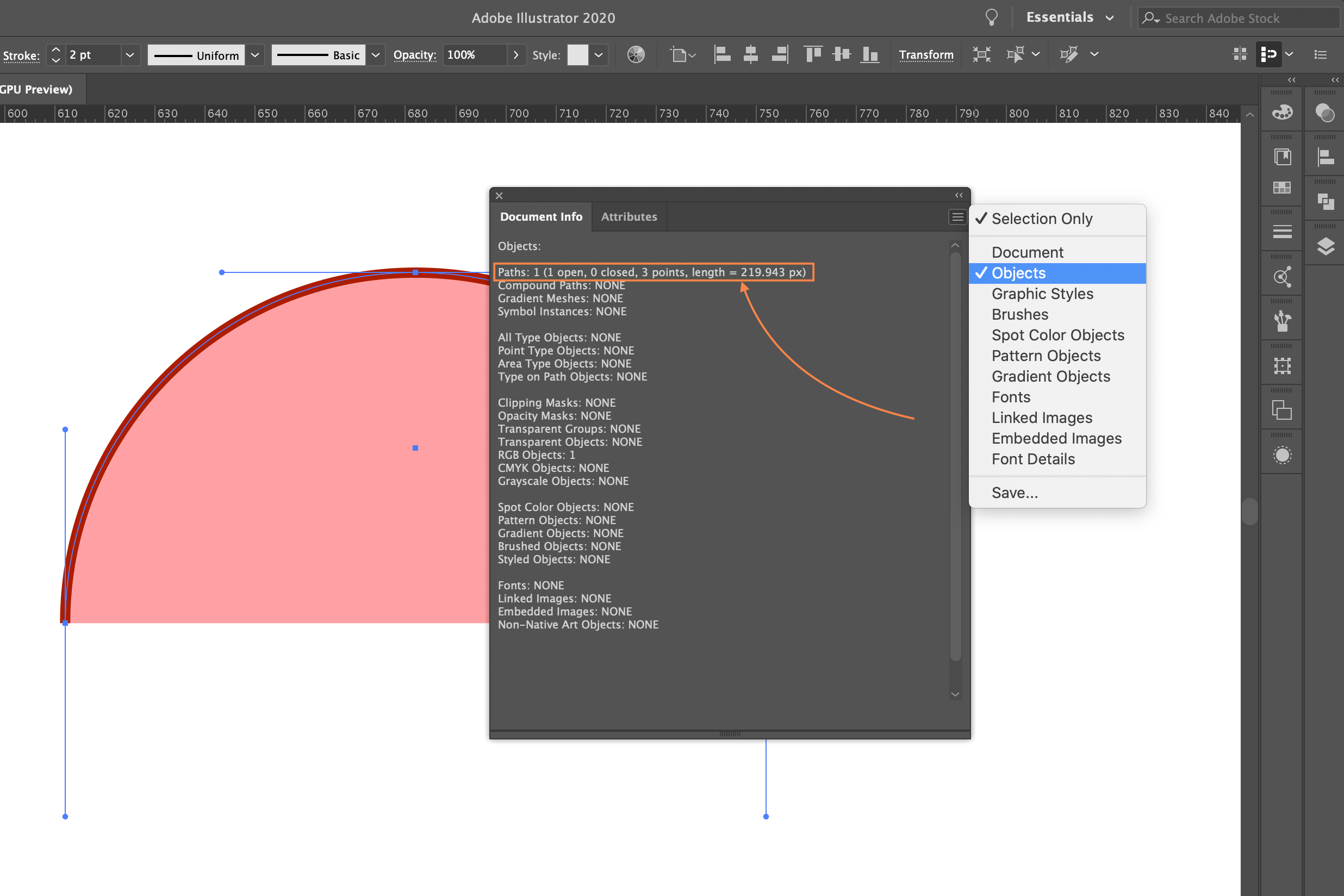 Open paths inspection