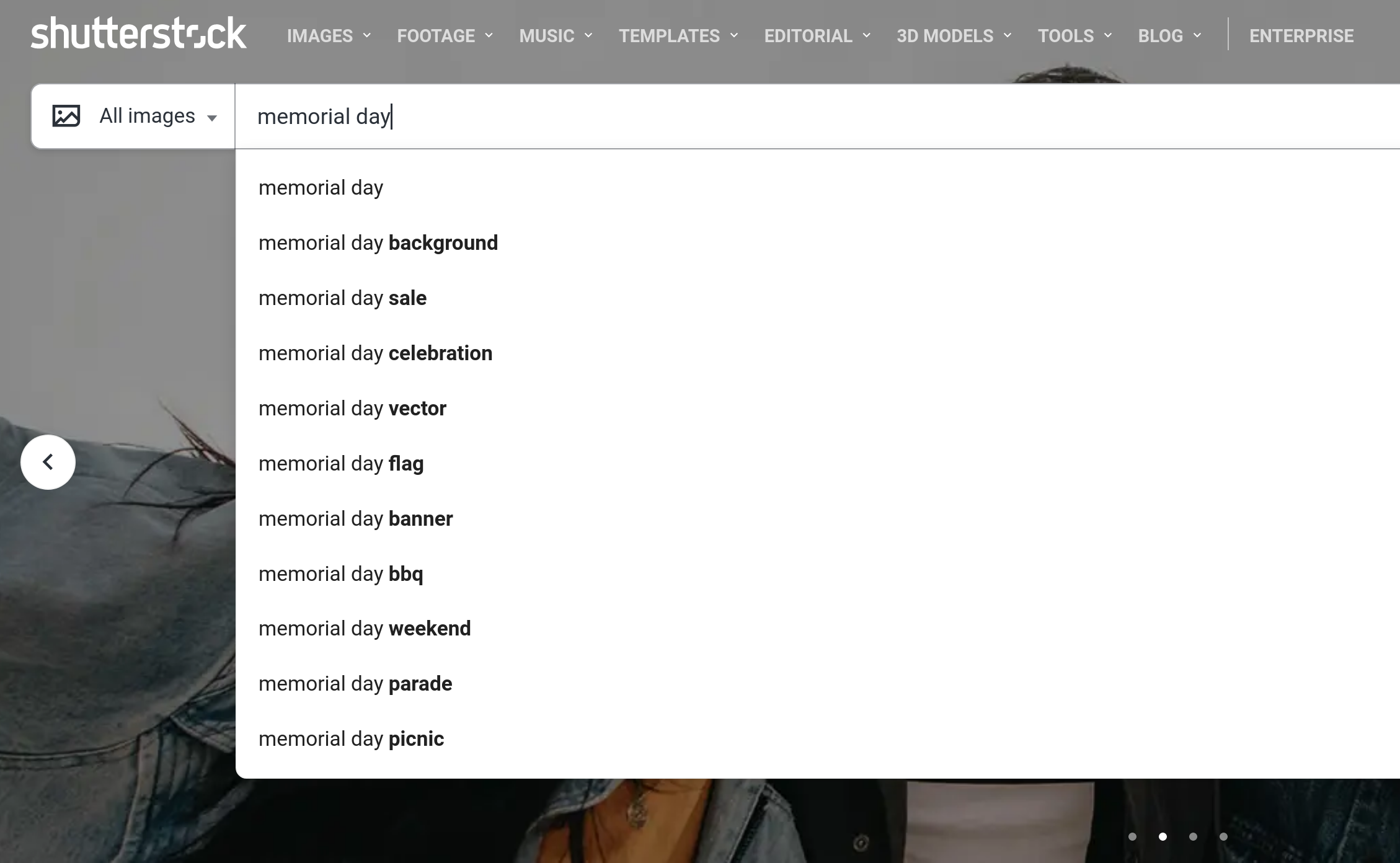 Shutterstock suggestions