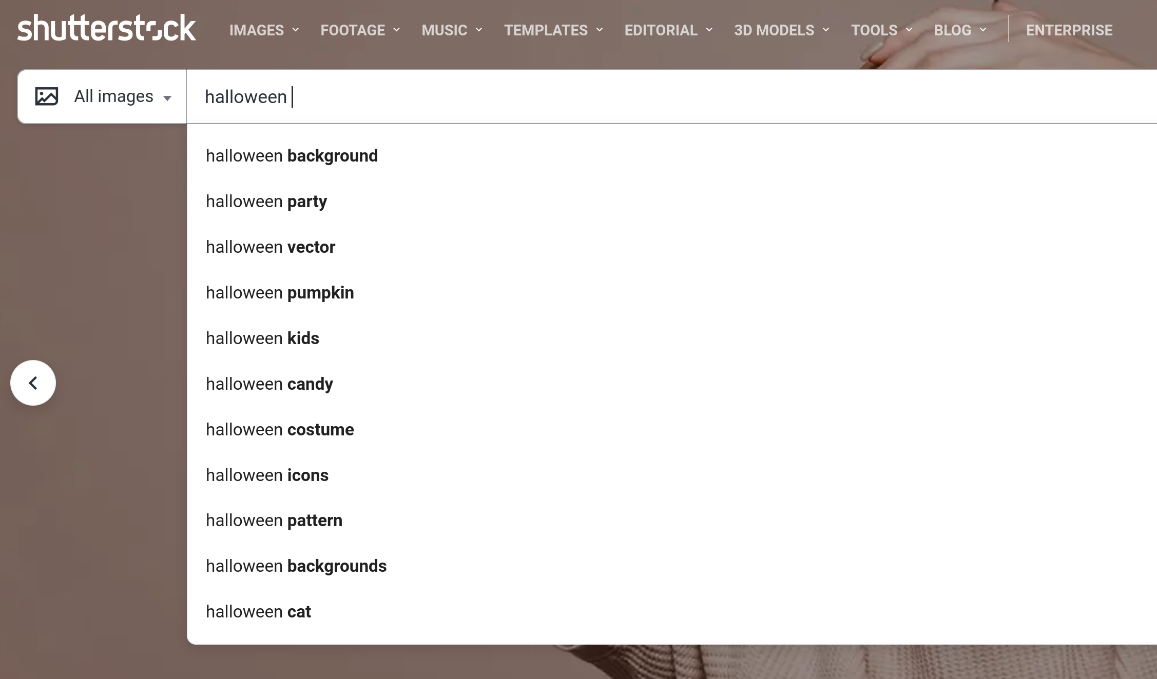 Shutterstock suggestions