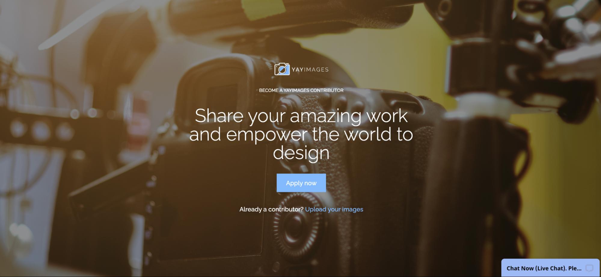YayImages contributor portal