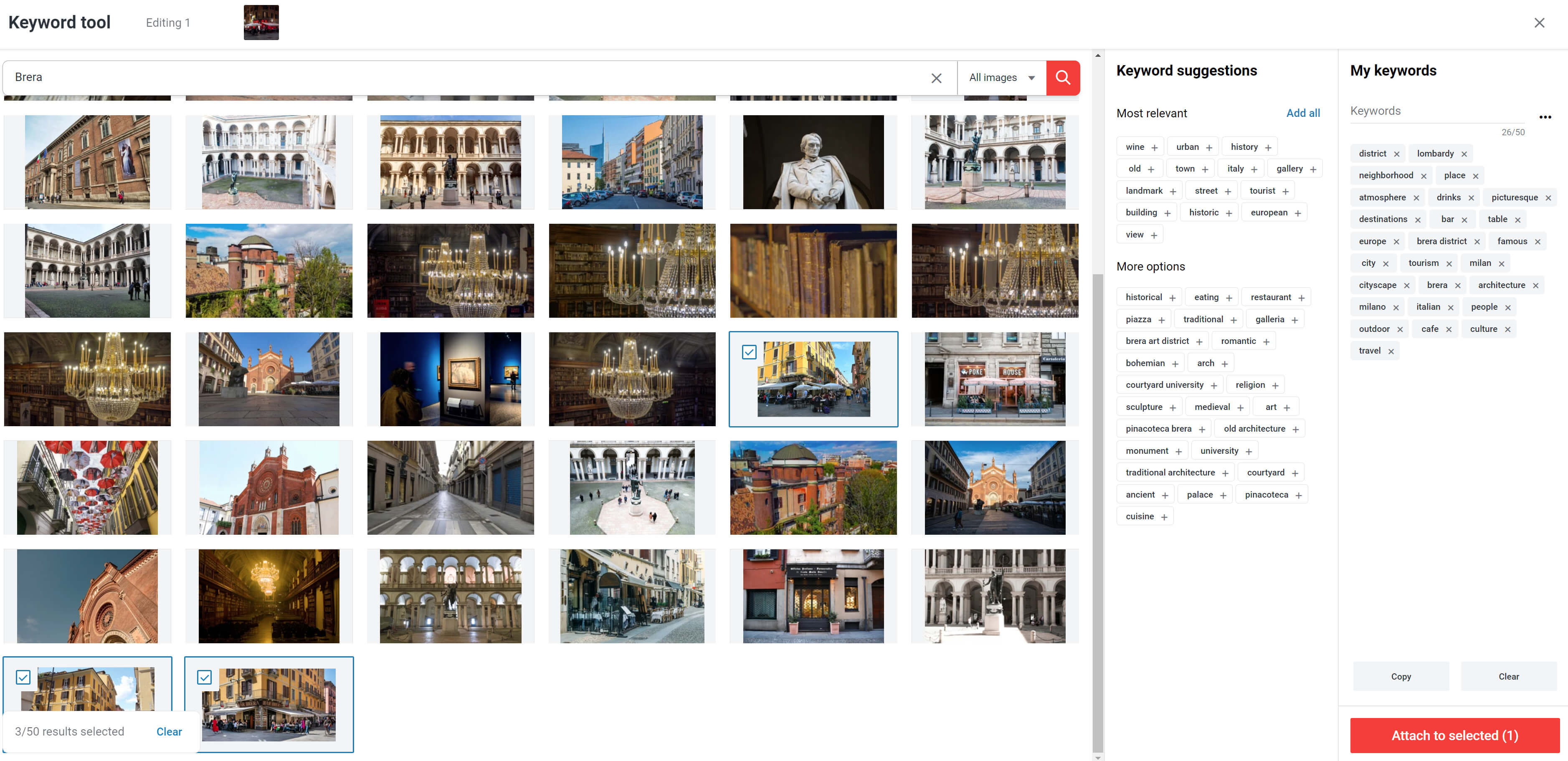 Shutterstock keyword tool
