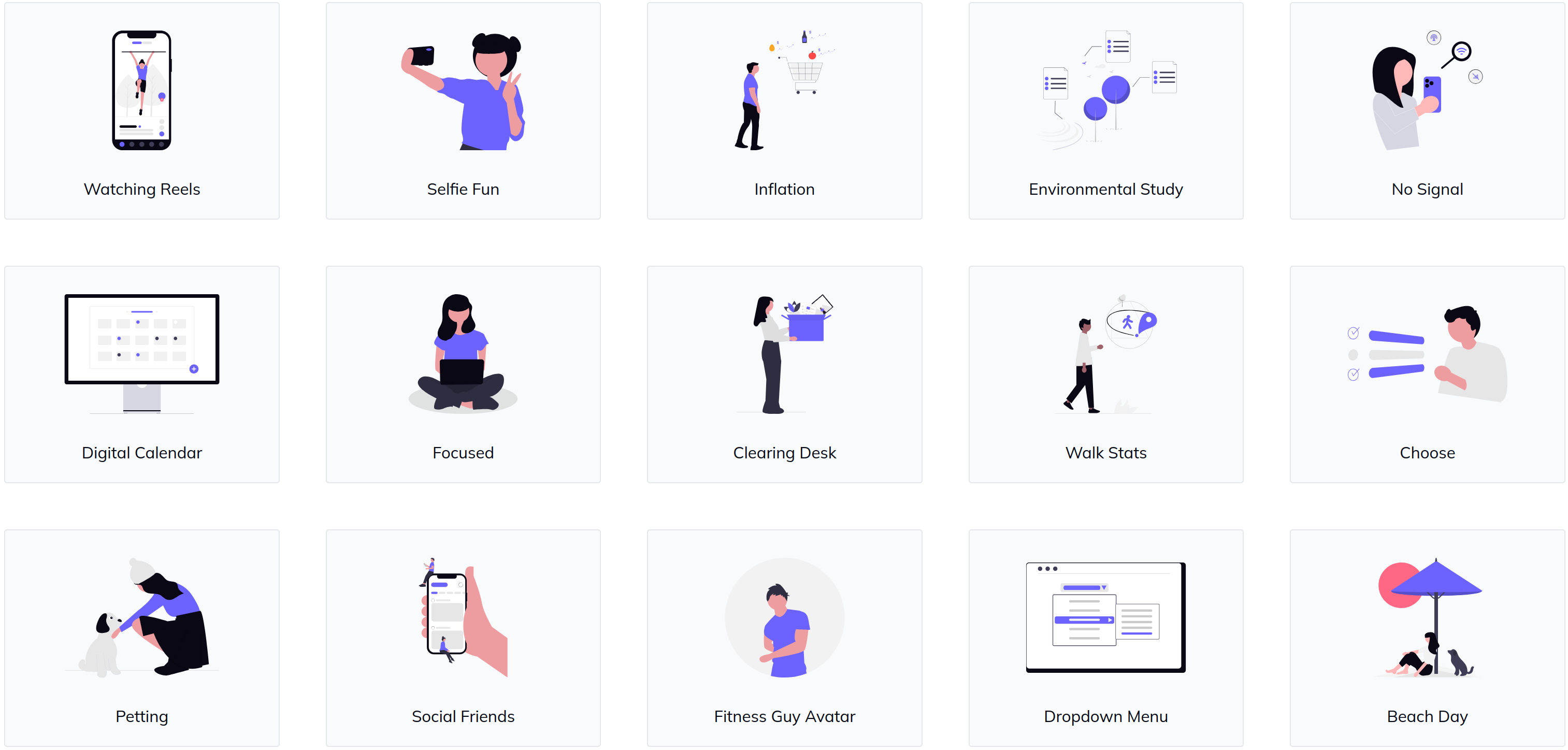 unDraw website screenshot