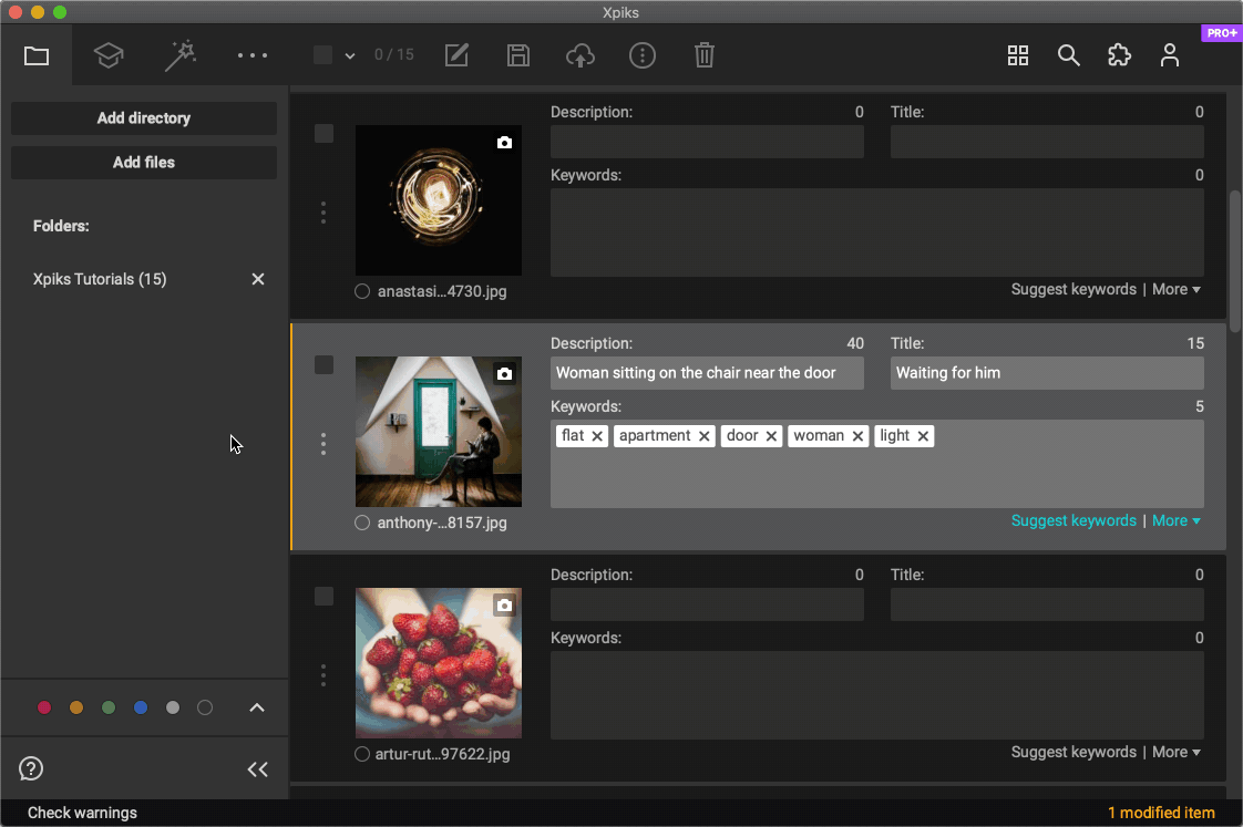Single window editing
