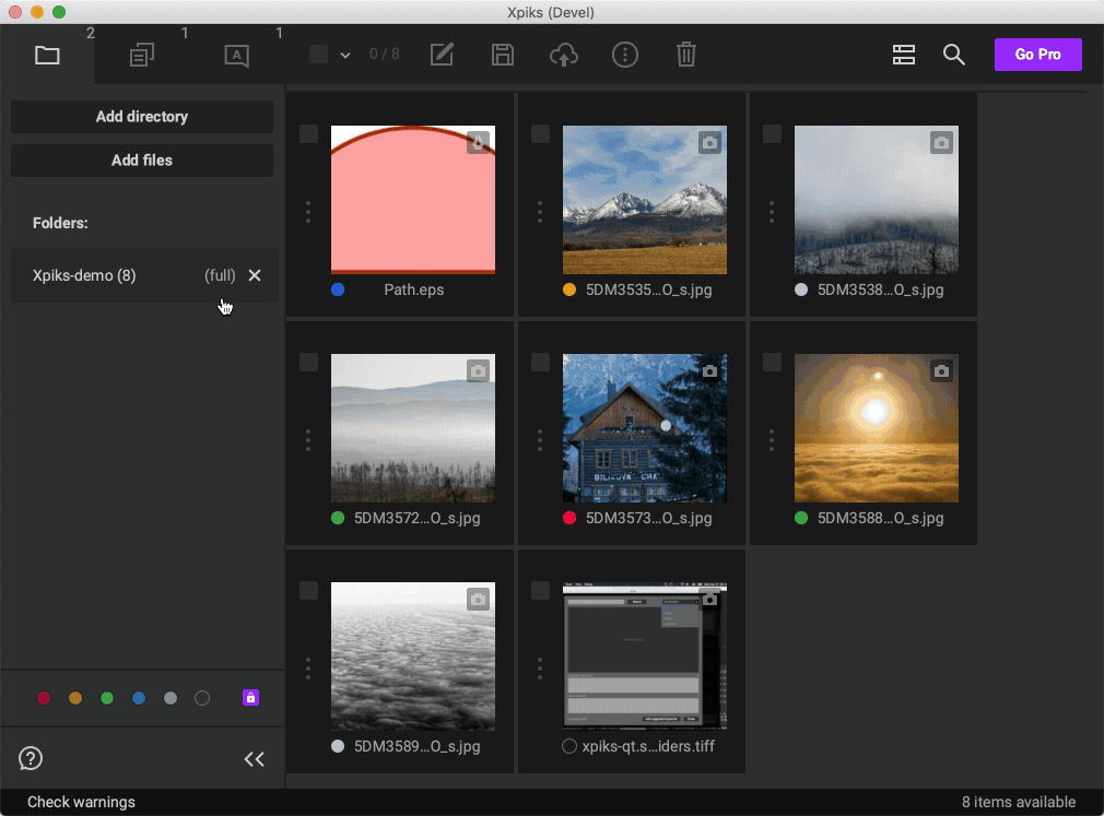 Xpiks Pro Trial from locked feature