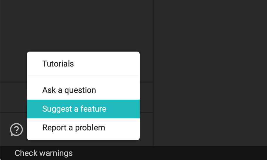 Support request type